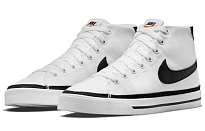 Фото № 3 с приближением к товару «‎Nike Wmns Court Legacy Canvas Mid Sneakers WhiteBlack»