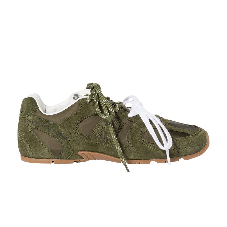 Фото № 1 с приближением к товару «‎Miu Miu x New Balance 530 SL Forest Green»