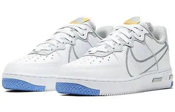  Nike Air Force 1 Low Skate shoes WhiteBlue - 3