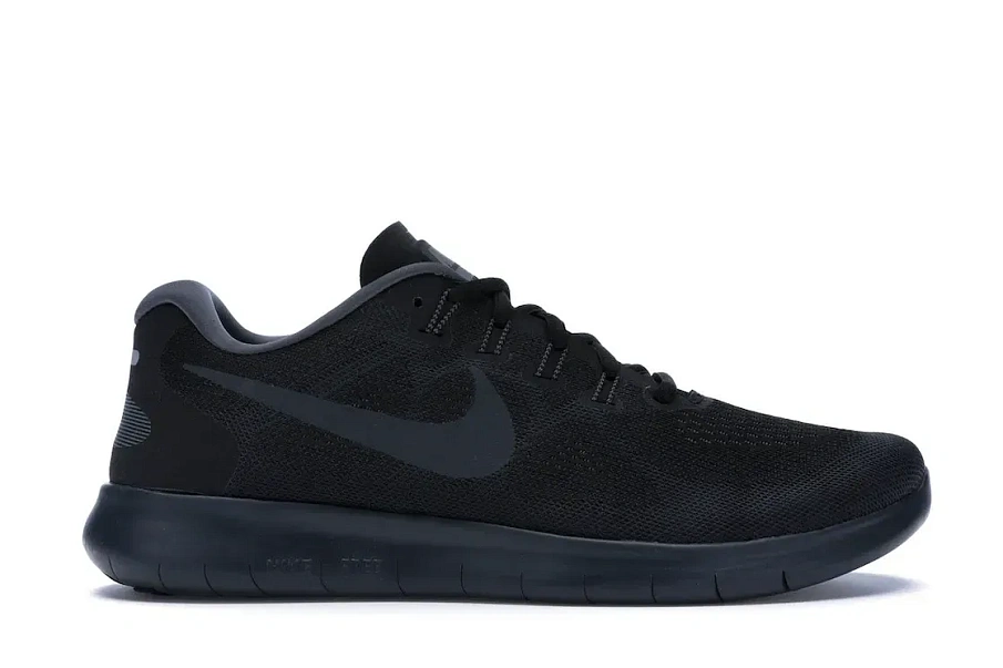 Фото № 1 с приближением к товару «‎Nike Free RN 2017 Triple Black»