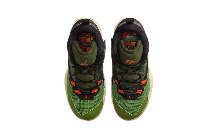 Фото № 4 с приближением к товару «‎(BP) Air Jordan Zion 1 (PS) Actual Basketball Shoes BlackGreen»