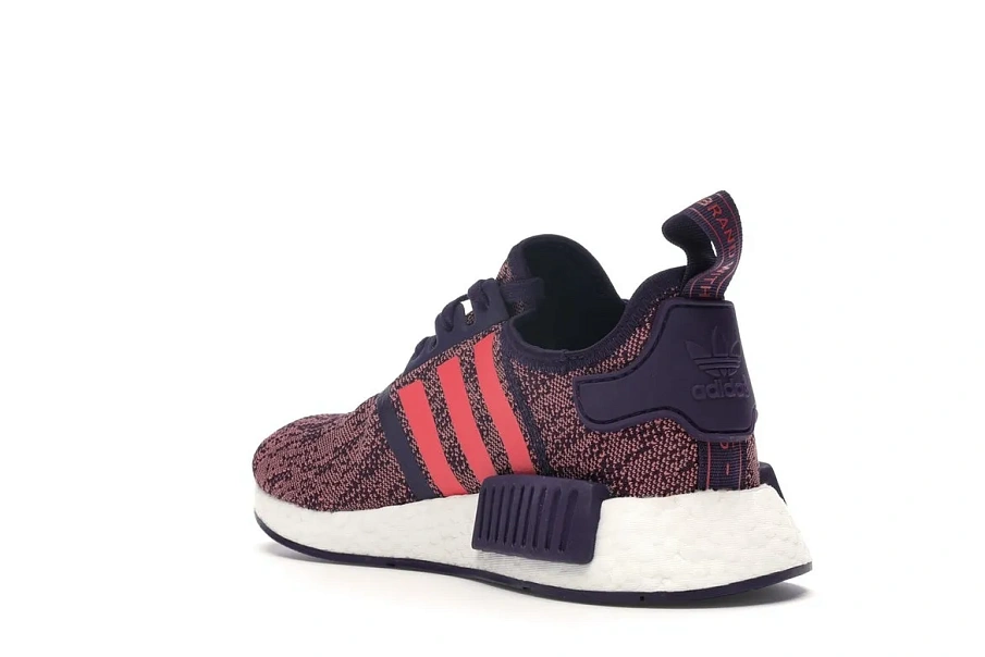 Фото № 6 с приближением к товару «‎adidas NMD R1 Legend Purple Shock Red (Youth)»