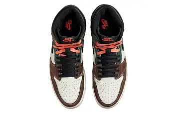 Nike Air Jordan 1 High OG Vintage basketball shoes Hand Crafted - 6