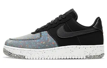 Nike Air Force 1 Crater Skate Shoes Black Photon Dust - 1