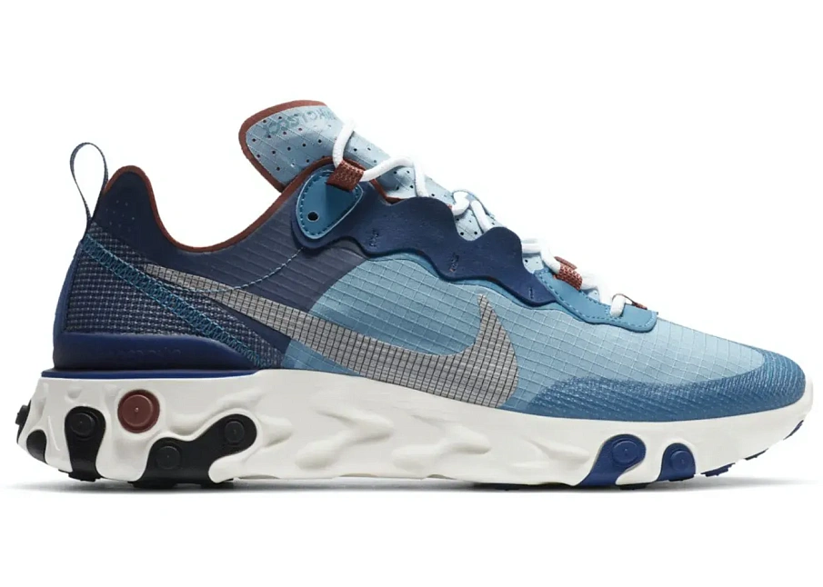Фото № 1 с приближением к товару «‎Nike React Element 55 Coastal Blue»