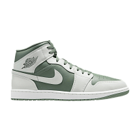 Фото № 1 с приближением к товару «‎Air Jordan 1 Mid Summit White Vintage Lichen»