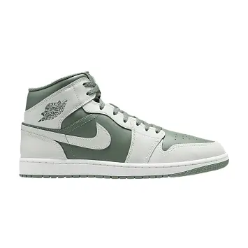 Air Jordan 1 Mid Summit White Vintage Lichen - 1