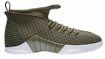Фото № 1 с приближением к товару «‎Jordan 15 Retro PSNY Olive Suede Friends and Family»