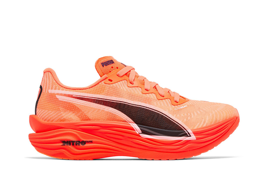 Фото № 2 с приближением к товару «‎Puma Women's Deviate Nitro Elite 3 Glowing Red»