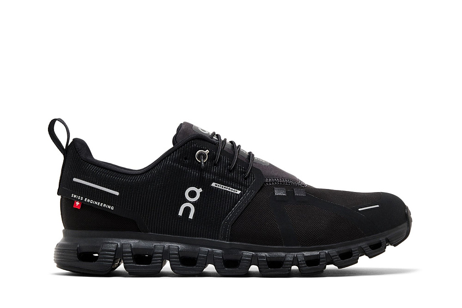 Фото № 2 с приближением к товару «‎ON Women's Cloud 6 Waterproof Triple Black»