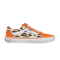 Фото № 1 с приближением к товару «‎Supreme x Vans Skate Old Skool Leopard Pack - Orange»