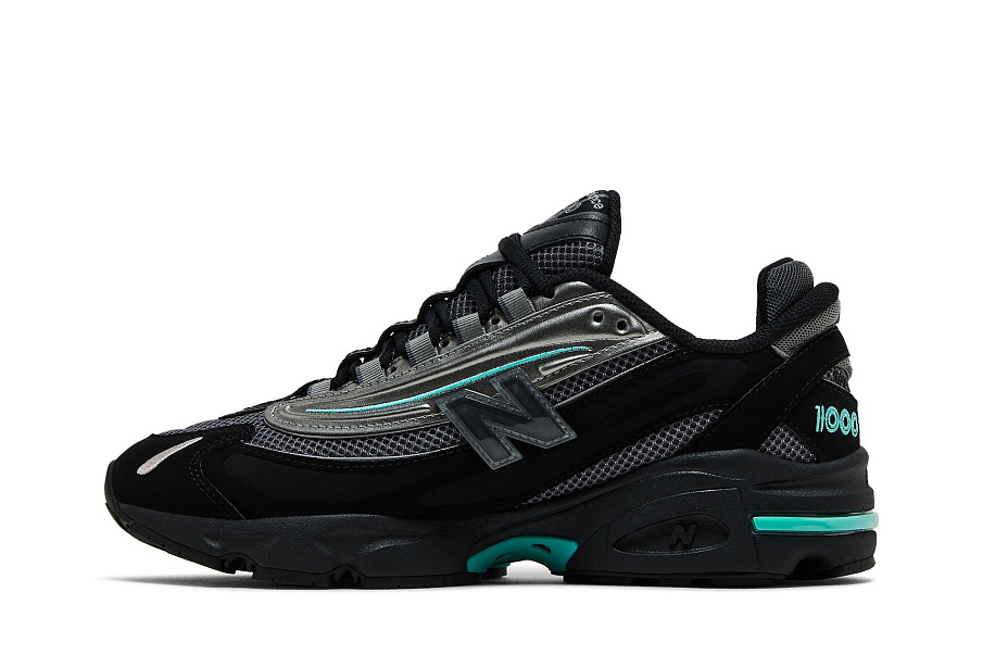 Фото № 4 с приближением к товару «‎New Balance 1000 Black Teal JD Exclusive»