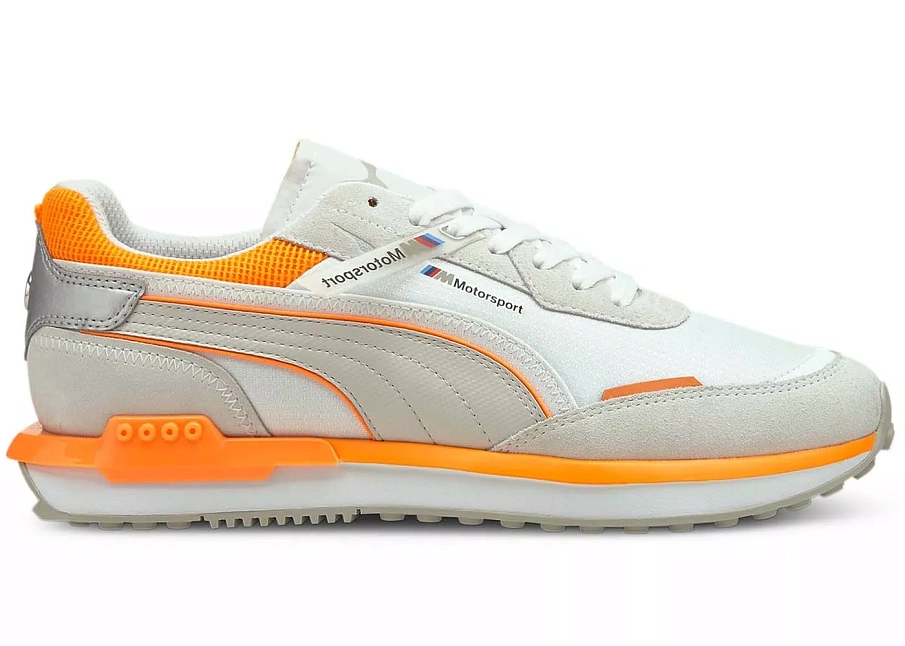 Фото № 1 с приближением к товару «‎Puma City Rider BMW M Motorsport White Orange»