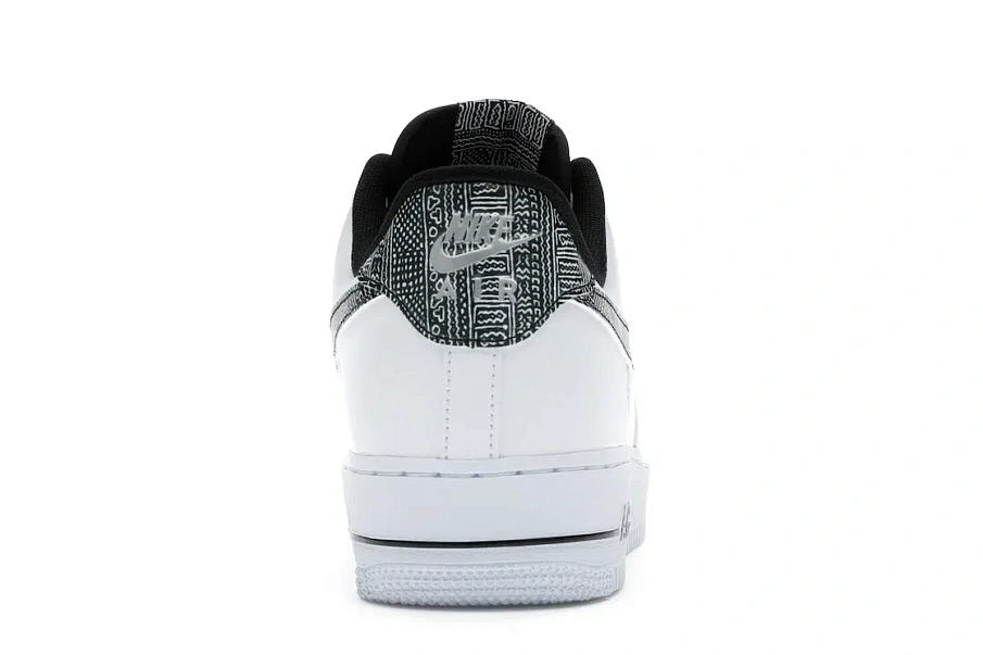 Фото № 4 с приближением к товару «‎Nike Air Force 1 Low '07 White Metallic Silver»