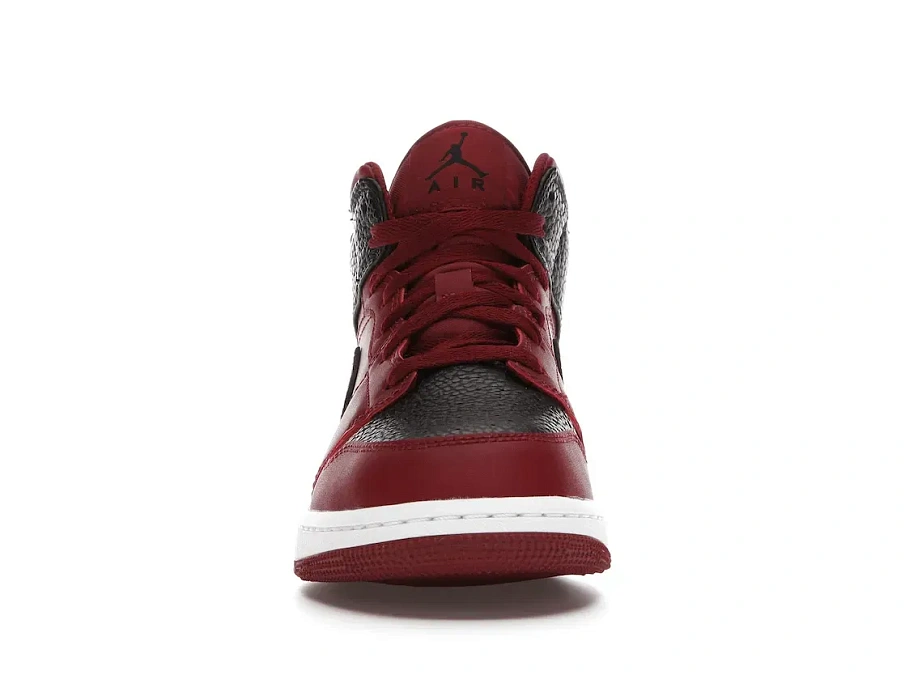 Фото № 2 с приближением к товару «‎Jordan 1 Mid Team Red Black White »