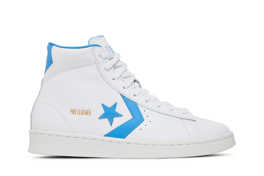 Фото № 2 с приближением к товару «‎Converse Pro Leather Hi White Blue»