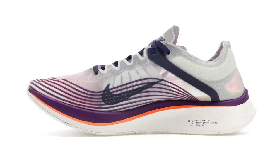 Фото № 3 с приближением к товару «‎Nike Zoom Fly Purple Orange»