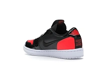 Фото № 6 с приближением к товару «‎Jordan 1 Low Slip Black Hot Punch »