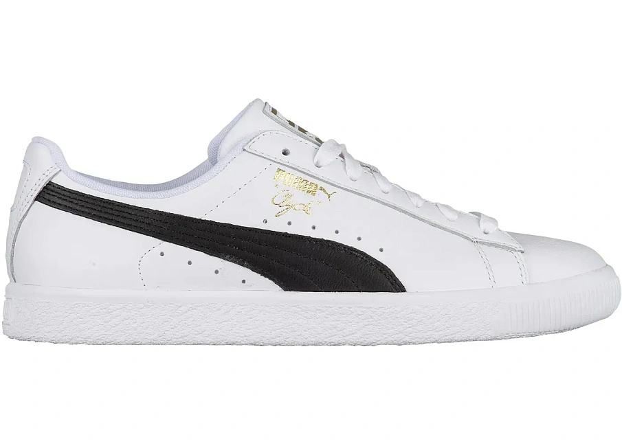 Фото № 1 с приближением к товару «‎Puma Clyde Core Leather Foil White»