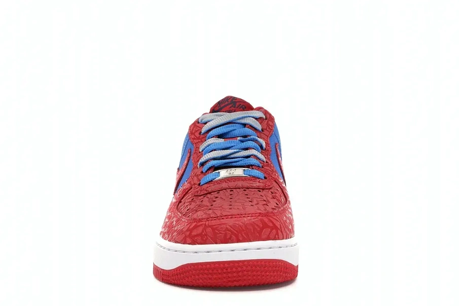 Фото № 2 с приближением к товару «‎Nike Air Force 1 Low Photo Blue Hyper Red»