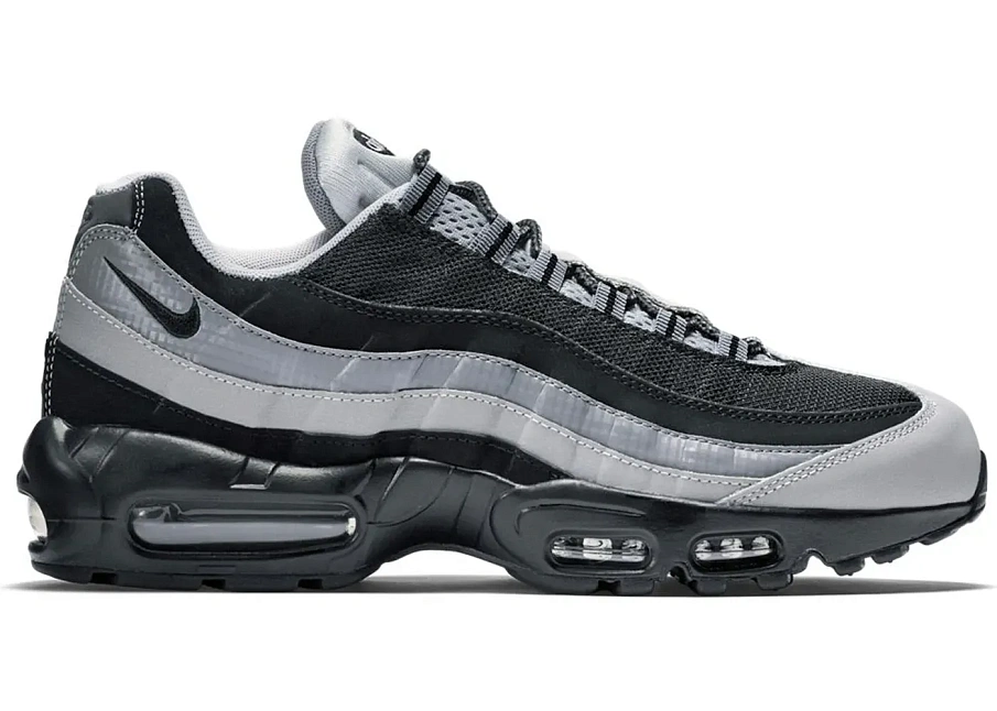 Фото № 1 с приближением к товару «‎Nike Air Max 95 Black Wolf Grey Cool Grey»