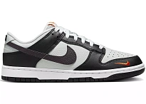 Фото № 1 с приближением к товару «‎Nike Dunk Low Grey Black Orange Mini Swoosh»