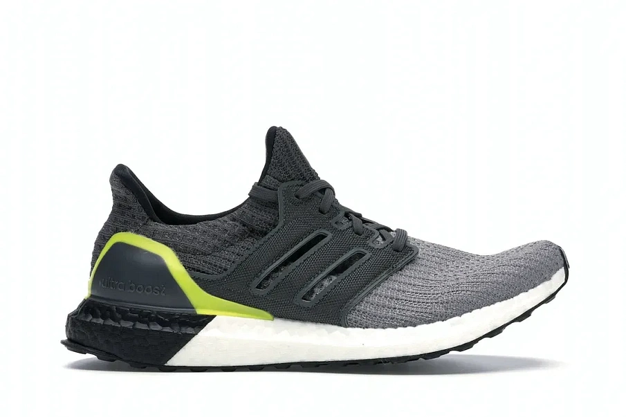 Фото № 1 с приближением к товару «‎adidas Ultra Boost 4.0 Grey Black Yellow»