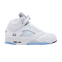 Фото № 1 с приближением к товару «‎Air Jordan 5 GS White Metallic»