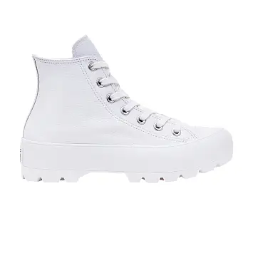 Converse Women's Chuck Taylor All Star Lugged Leather High White - 1