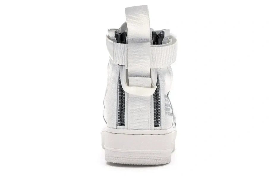 Фото № 4 с приближением к товару «‎Nike SF Air Force 1 Mid Triple Ivory»