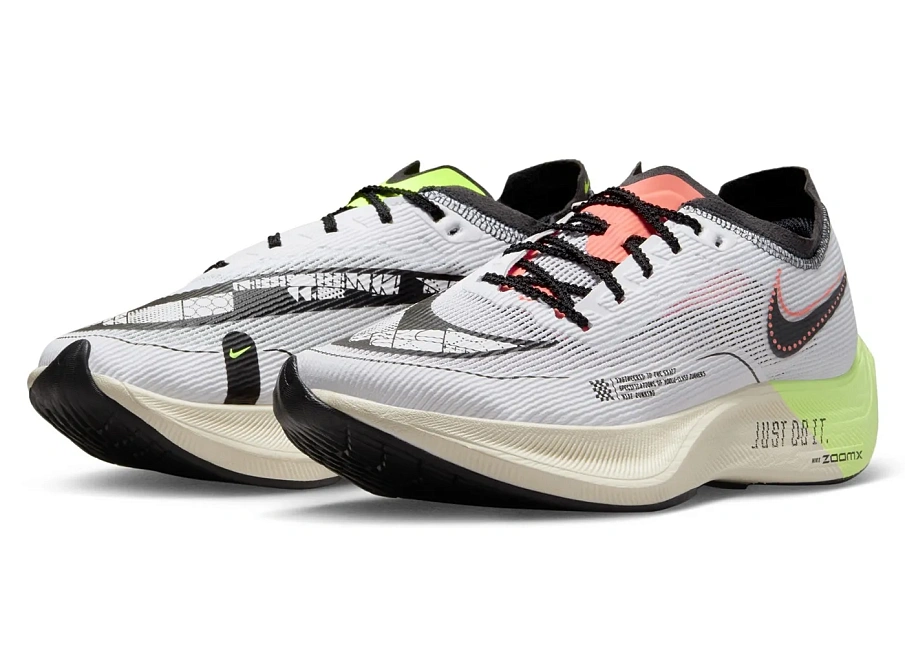 Фото № 1 с приближением к товару «‎Nike ZoomX Vaporfly Next% 2 Coconut Milk Ghost Green Bright Crimson »
