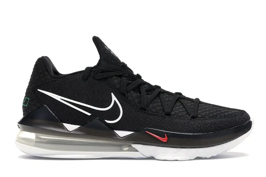 Фото № 1 с приближением к товару «‎Nike LeBron 17 Low Black White»