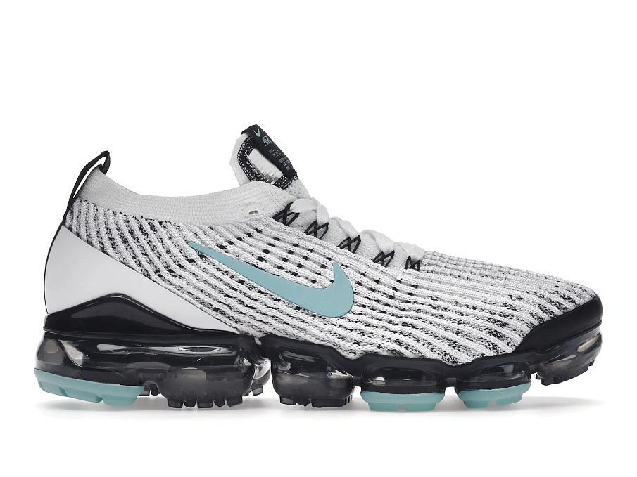 Фото № 1 с приближением к товару «‎Nike Air VaporMax Flyknit 3 White Black Aurora »