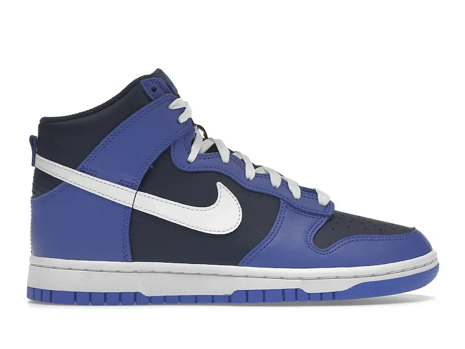 Фото № 1 с приближением к товару «‎Nike Dunk High Medium Blue Midnight Navy»
