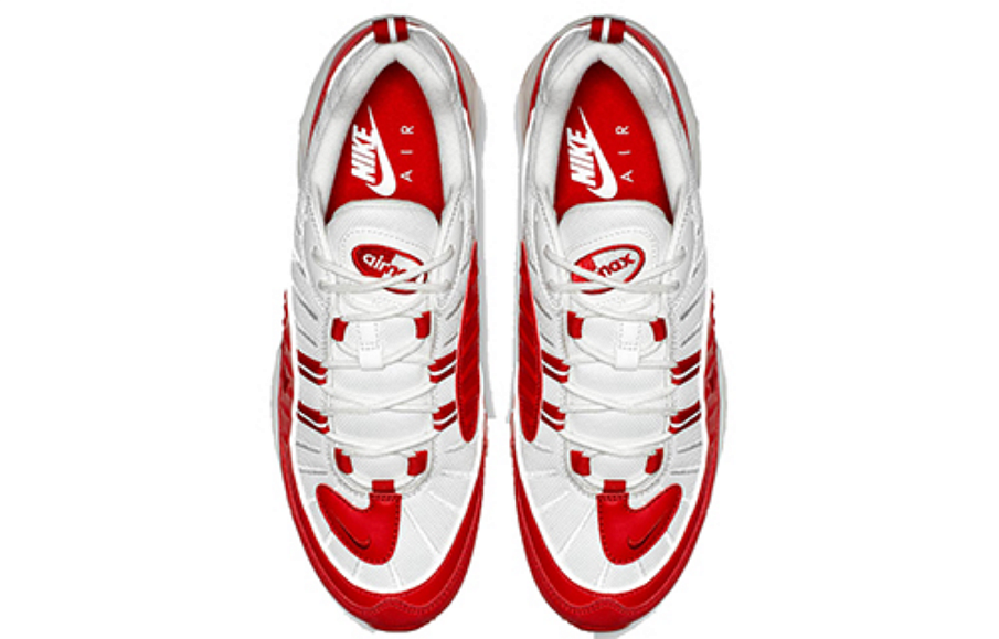 Фото № 4 с приближением к товару «‎ Nike Air Max 98 Running shoes University RedWhite»