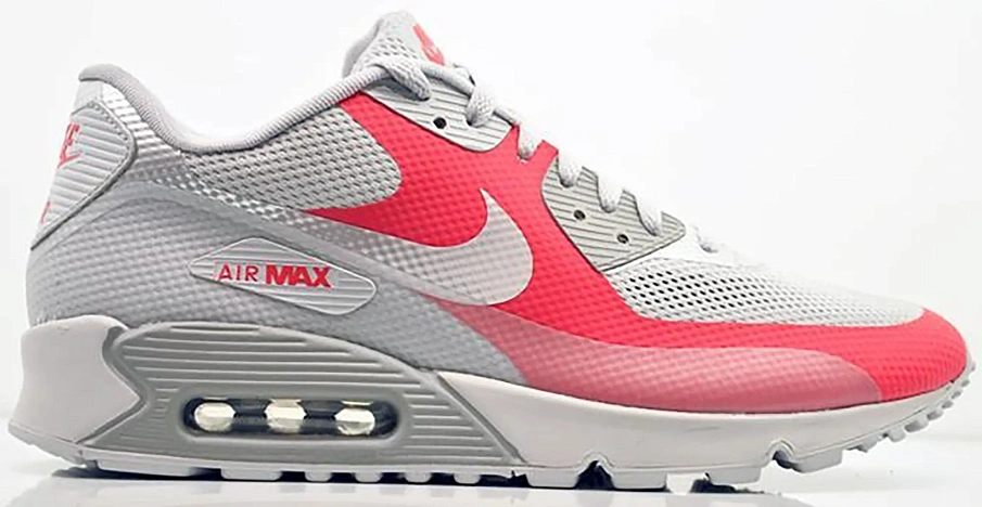 Фото № 1 с приближением к товару «‎Nike Air Max 90 Hyperfuse Grey Solar Red»