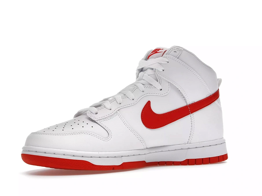 Фото № 4 с приближением к товару «‎Nike Dunk High White Picante Red»