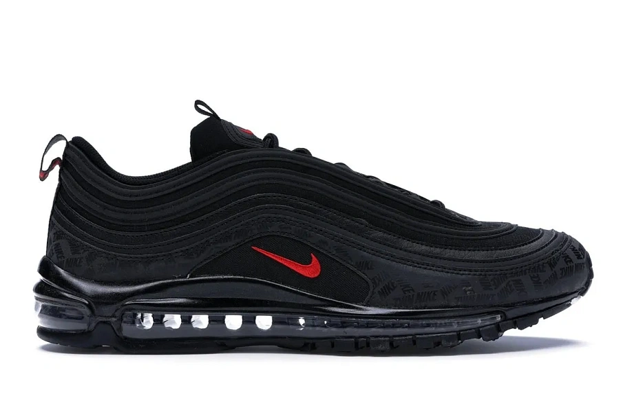 Фото № 1 с приближением к товару «‎Nike Air Max 97 All-Over Print Black Red»