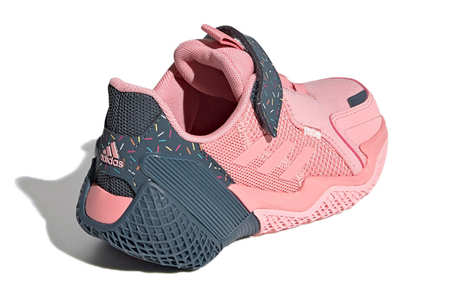 Фото № 4 с приближением к товару «‎adidas 4Uture Rnr Kids PinkGrey»