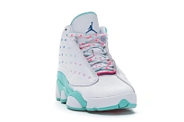 Фото № 4 с приближением к товару «‎Jordan 13 Retro White Soar Green Pink »