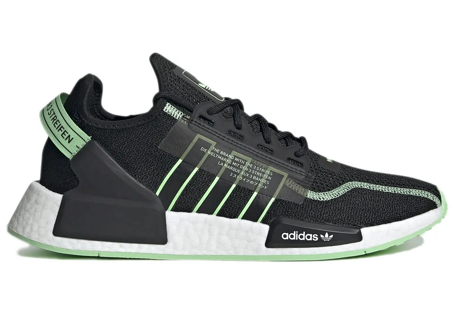 Фото № 1 с приближением к товару «‎adidas NMD R1 V2 Black Glory Mint»