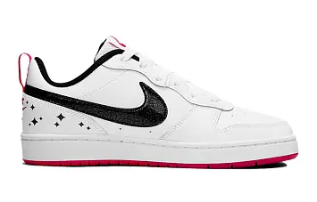 Nike Court Borough Low 2 SE (GS) Low-Top Sneakers WhiteRed - 2