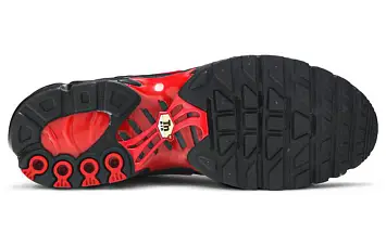 Nike Air Max Plus Low-Top Running Shoes BlackRed - 5