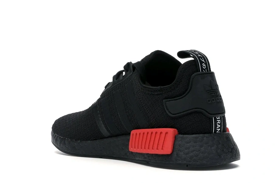 Фото № 6 с приближением к товару «‎adidas NMD R1 Core Black Lush Red»