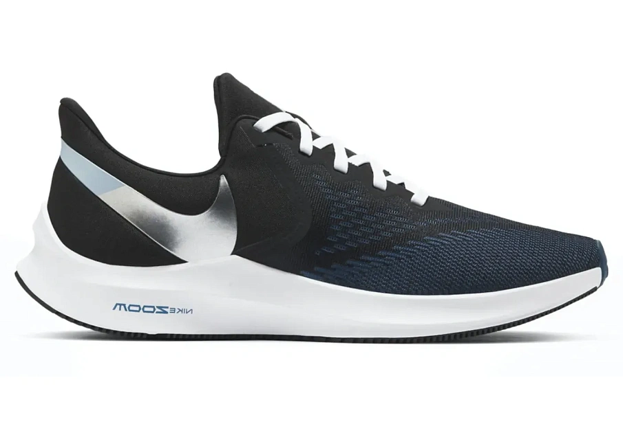 Фото № 1 с приближением к товару «‎Nike Zoom Winflo 6 Black Metallic Silver»