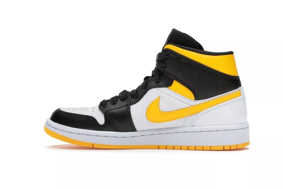 Фото № 6 с приближением к товару «‎Jordan 1 Mid Laser Orange Black »