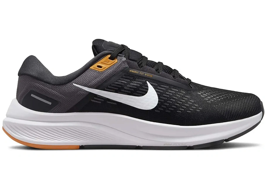 Фото № 1 с приближением к товару «‎Nike Air Zoom Structure 24 Black Kumquat»