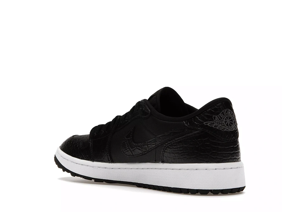 Фото № 4 с приближением к товару «‎Jordan 1 Retro Low Golf Black Croc»