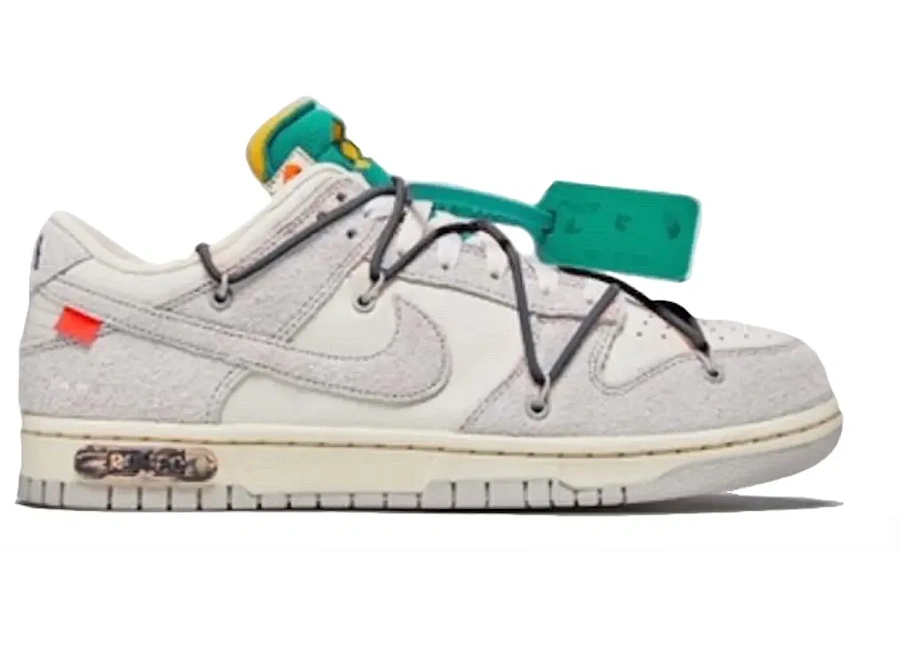Фото № 1 с приближением к товару «‎Nike Dunk Low Off-White Lot 20»