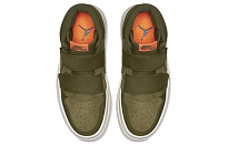 Фото № 4 с приближением к товару «‎Jordan 1 Retro High Double Strap Olive Canvas»